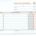 Ejemplo de nota de entrega