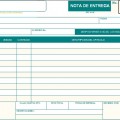 Clasificación de las notas de entrega